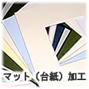 マット加工/額縁用化粧台紙