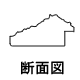 画用紙フレーム 画用紙額縁 OF129342 断面詳細